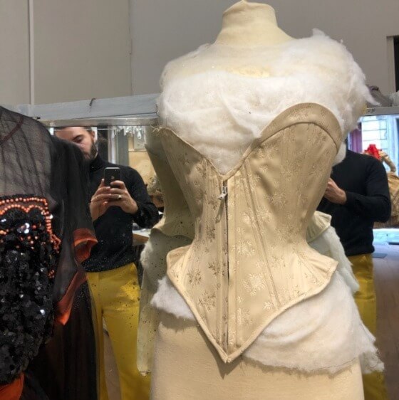 Corset en cours de création