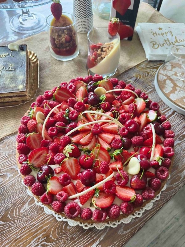 Tarte aux fruits rouges