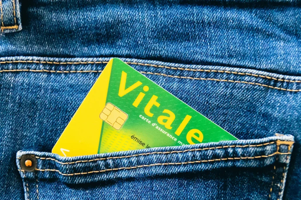 Carte vitale poche de jean